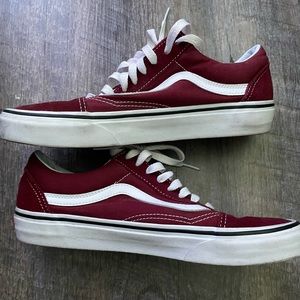 Vans Old Skool - Size 8.5 ‘Maroon’
